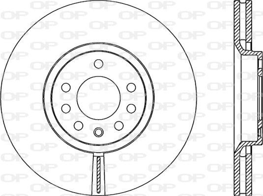 Open Parts BDR2086.20 - Гальмівний диск autozip.com.ua