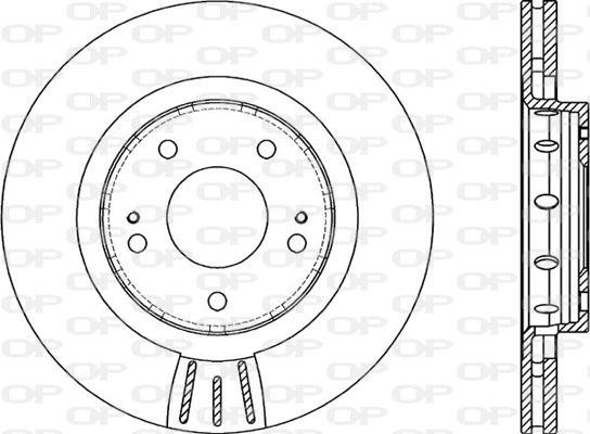 Open Parts BDR2087.20 - Гальмівний диск autozip.com.ua