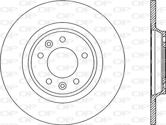 Open Parts BDR2034.10 - Гальмівний диск autozip.com.ua