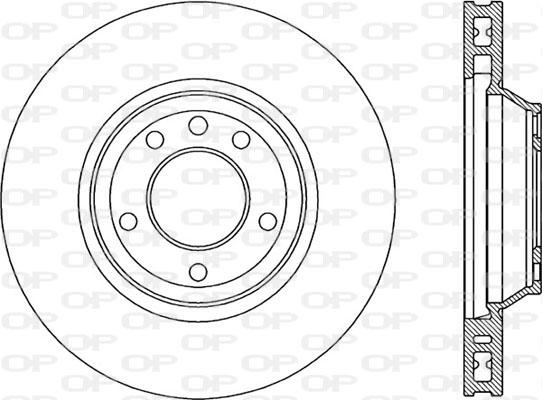 Open Parts BDR2194.20 - Гальмівний диск autozip.com.ua