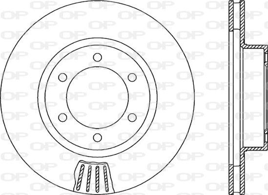 Open Parts BDR2149.20 - Гальмівний диск autozip.com.ua