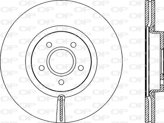 Open Parts BDR2154.20 - Гальмівний диск autozip.com.ua