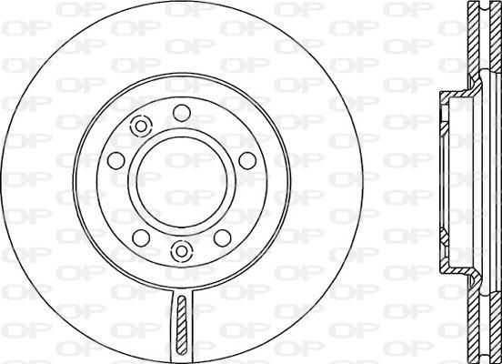 Open Parts BDR2158.20 - Гальмівний диск autozip.com.ua
