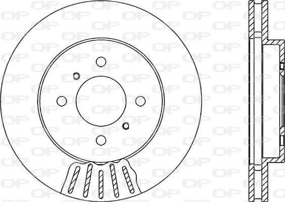 Open Parts BDR2123.20 - Гальмівний диск autozip.com.ua