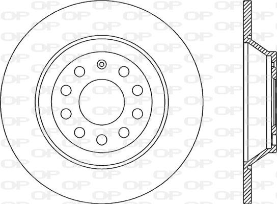 Open Parts BDR2178.10 - Гальмівний диск autozip.com.ua