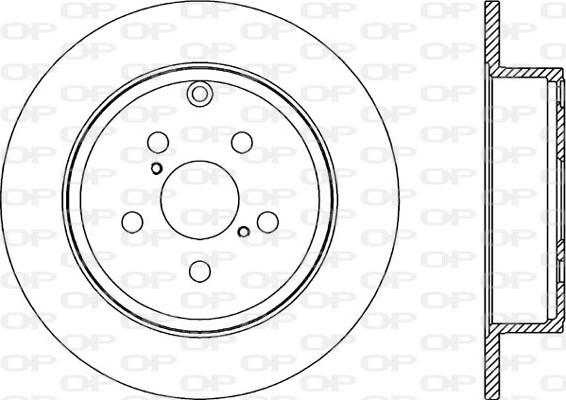 Open Parts BDR2177.10 - Гальмівний диск autozip.com.ua