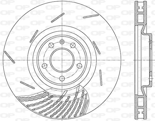 Open Parts BDR2864.20 - Гальмівний диск autozip.com.ua