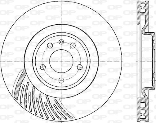Open Parts BDR2862.20 - Гальмівний диск autozip.com.ua