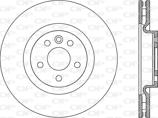 Open Parts BDR2812.10 - Гальмівний диск autozip.com.ua