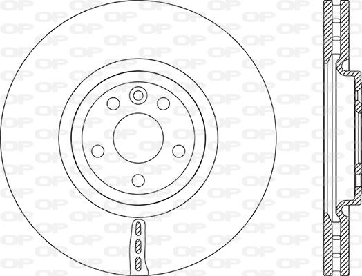 Open Parts BDR2884.20 - Гальмівний диск autozip.com.ua