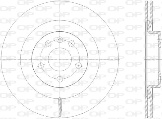 Open Parts BDR2827.20 - Гальмівний диск autozip.com.ua