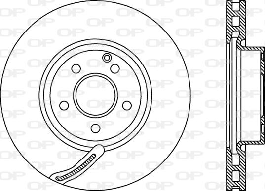 Open Parts BDR2392.20 - Гальмівний диск autozip.com.ua