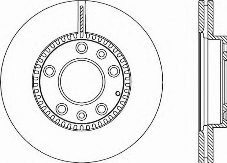 Open Parts BDR2356.20 - Гальмівний диск autozip.com.ua