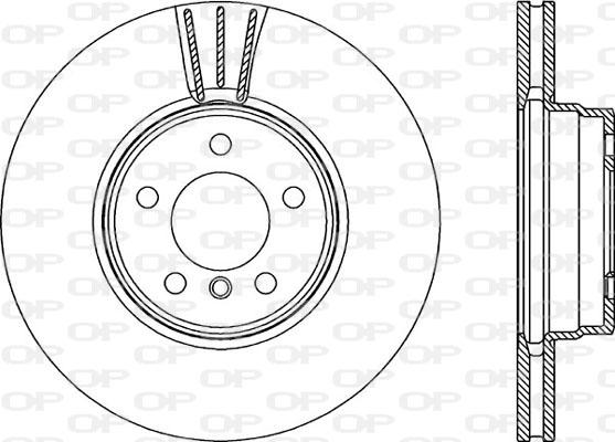 Open Parts BDR2361.20 - Гальмівний диск autozip.com.ua