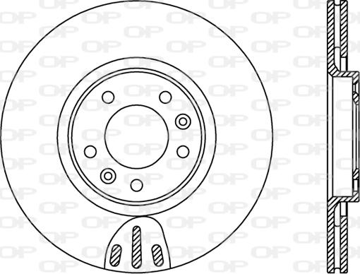 Open Parts BDR2380.20 - Гальмівний диск autozip.com.ua