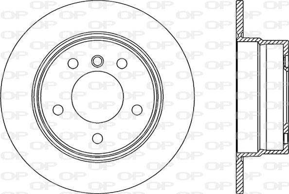 Open Parts BDR2330.10 - Гальмівний диск autozip.com.ua