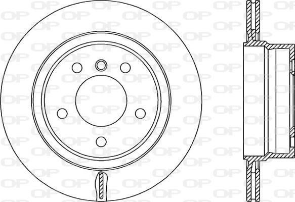 Open Parts BDR2331.20 - Гальмівний диск autozip.com.ua