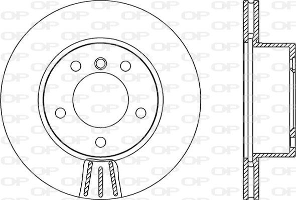 Open Parts BDR2328.20 - Гальмівний диск autozip.com.ua