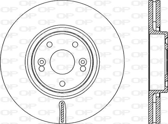 Open Parts BDR2323.20 - Гальмівний диск autozip.com.ua