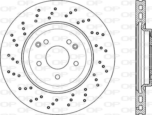 Open Parts BDR2244.25 - Гальмівний диск autozip.com.ua