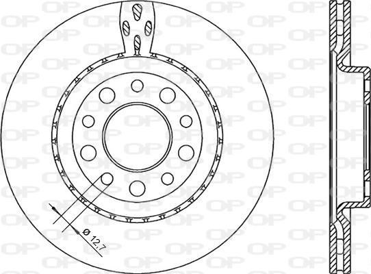 BENDIX 522047 - Гальмівний диск autozip.com.ua