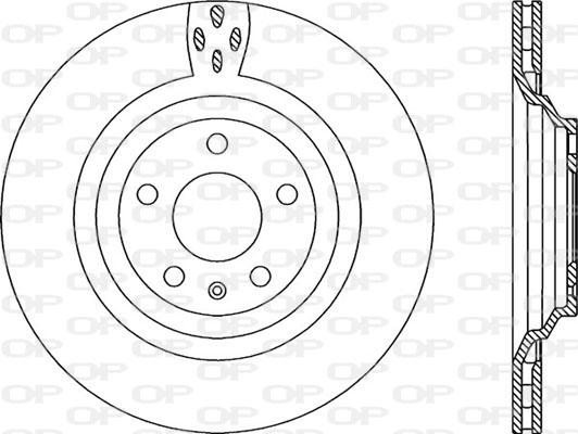 Open Parts BDR2201.20 - Гальмівний диск autozip.com.ua