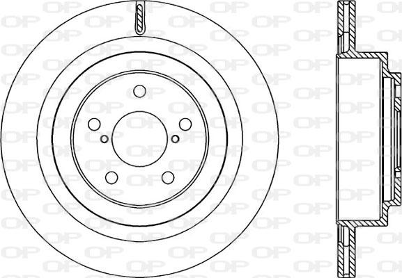 Open Parts BDR2219.20 - Гальмівний диск autozip.com.ua