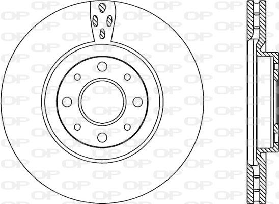 Open Parts BDR2217.20 - Гальмівний диск autozip.com.ua