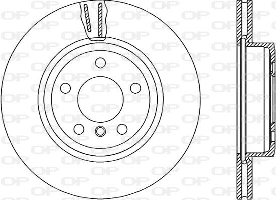 Open Parts BDR2236.20 - Гальмівний диск autozip.com.ua