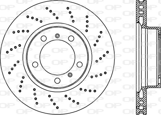 Open Parts BDR2231.25 - Гальмівний диск autozip.com.ua