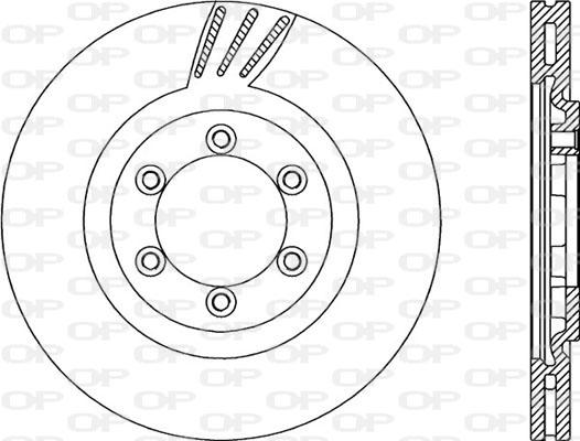 Open Parts BDR2229.20 - Гальмівний диск autozip.com.ua