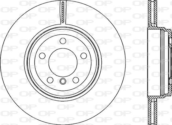 Open Parts BDR2222.20 - Гальмівний диск autozip.com.ua