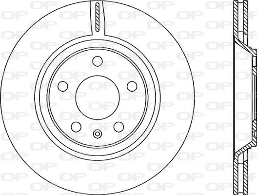 Open Parts BDR2271.20 - Гальмівний диск autozip.com.ua