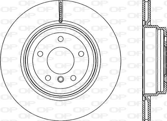 Open Parts BDR2277.20 - Гальмівний диск autozip.com.ua