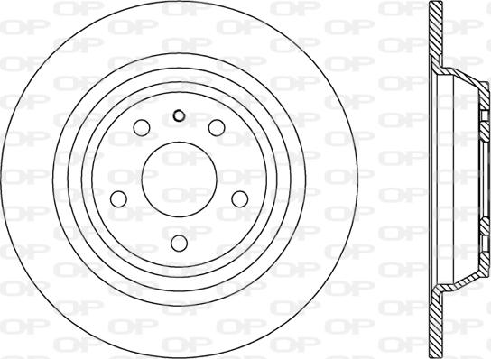 Open Parts BDR2791.10 - Гальмівний диск autozip.com.ua