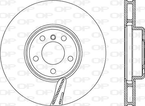 Open Parts BDR2745.20 - Гальмівний диск autozip.com.ua