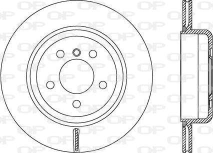 Open Parts BDR2747.20 - Гальмівний диск autozip.com.ua