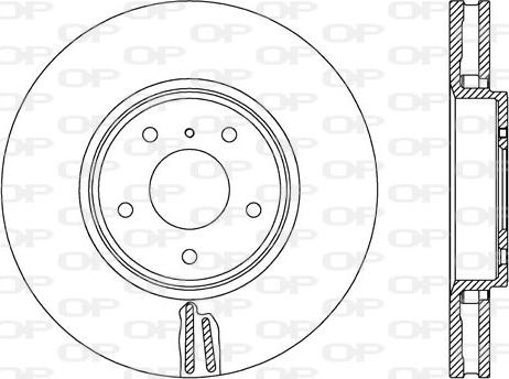 Open Parts BDR2756.20 - Гальмівний диск autozip.com.ua