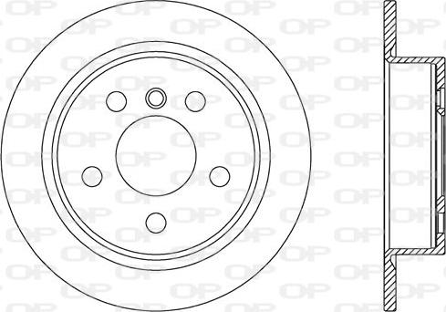 Open Parts BDR2760.10 - Гальмівний диск autozip.com.ua