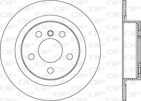 Open Parts BDR2763.20 - Гальмівний диск autozip.com.ua