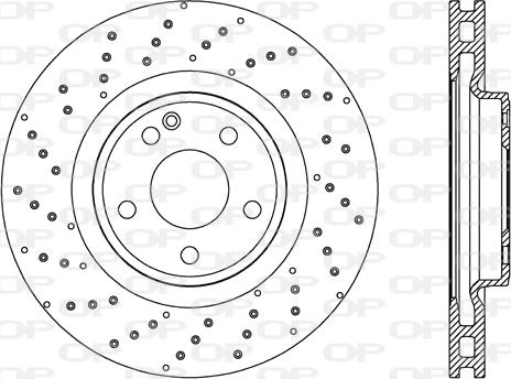 Open Parts BDR2704.20 - Гальмівний диск autozip.com.ua