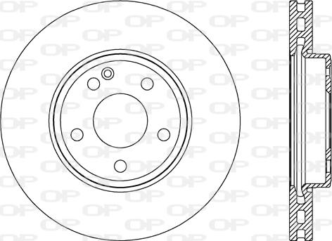 Open Parts BDR2701.20 - Гальмівний диск autozip.com.ua