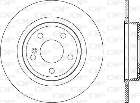 Open Parts BDR2703.10 - Гальмівний диск autozip.com.ua