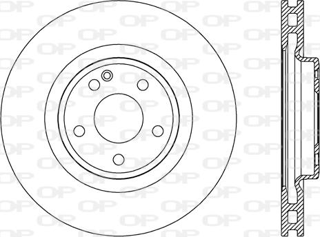 Open Parts BDR2702.20 - Гальмівний диск autozip.com.ua