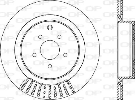 Open Parts BDR2780.20 - Гальмівний диск autozip.com.ua