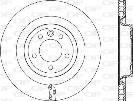 Open Parts BDR2781.20 - Гальмівний диск autozip.com.ua