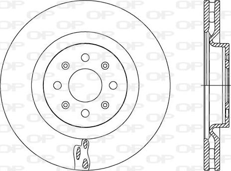 Open Parts BDR2772.20 - Гальмівний диск autozip.com.ua