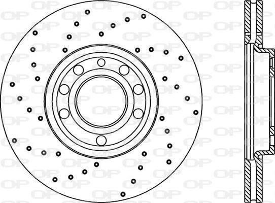 Open Parts BDRS1991.25 - Гальмівний диск autozip.com.ua