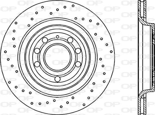 Open Parts BDRS1992.25 - Гальмівний диск autozip.com.ua
