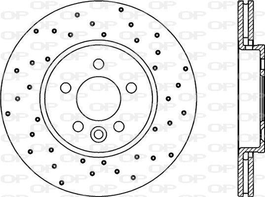 Open Parts BDRS1900.25 - Гальмівний диск autozip.com.ua